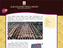 Tablet Screenshot of jlmgayatri.org